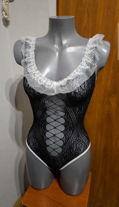 Seksowne body kostium strój seksowna bielizna M nowa 38 sexi otulacz