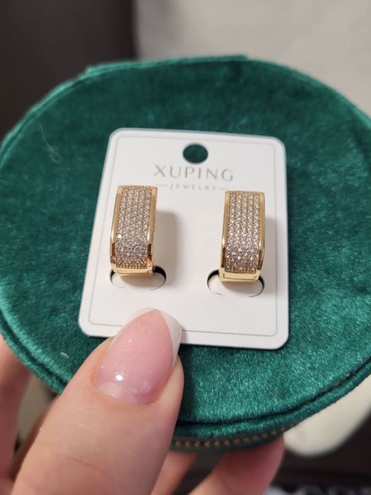 Сережки Xuping медичне золото