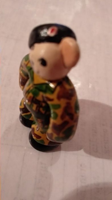 подарок десантник мишка военная форма берет фигурка керамика статуэтка