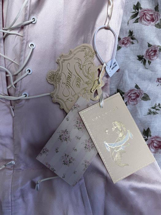 Рожева сукня Lacemade з фатою, розмір S, нова