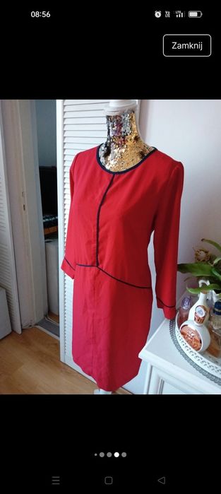 Sukienka czerwona rozmiar m marki quiosque