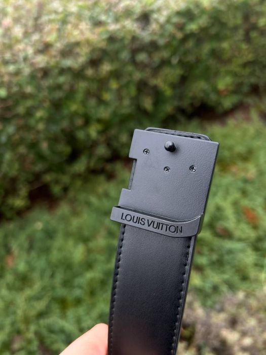 Ремінь Louis Vuitton пасок ремень LV черный мужской Луи Витон Лв ремен
