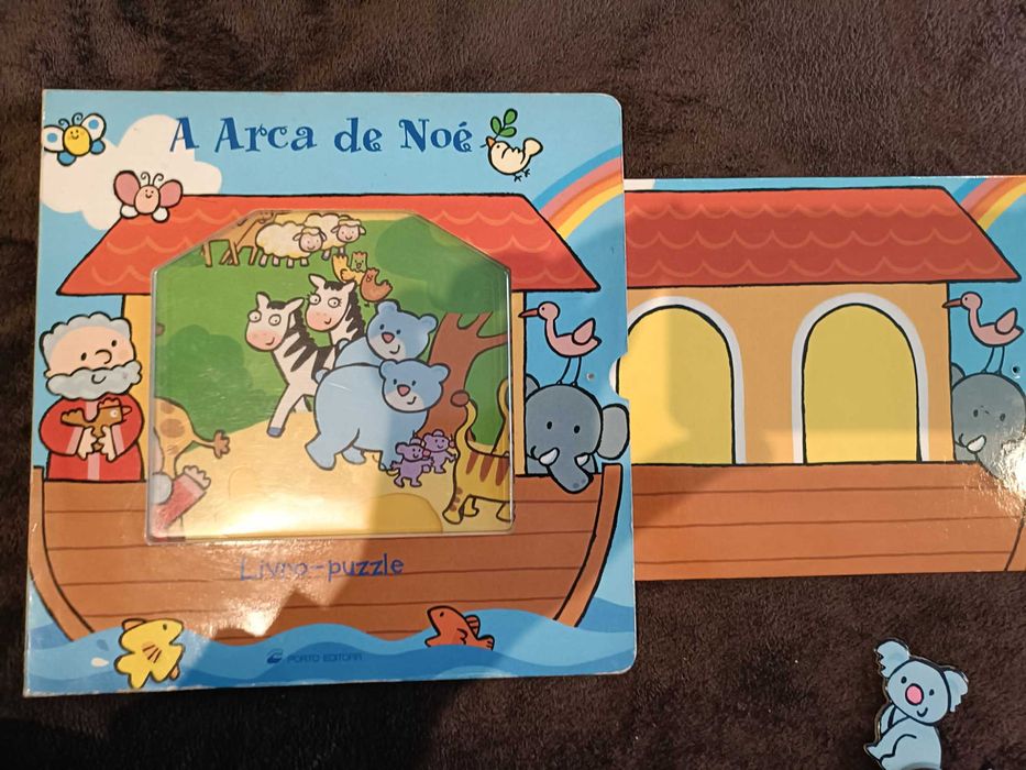 Livro puzzle A Arca de Noé