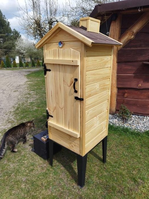 Wędzarnia drewniana komplet
