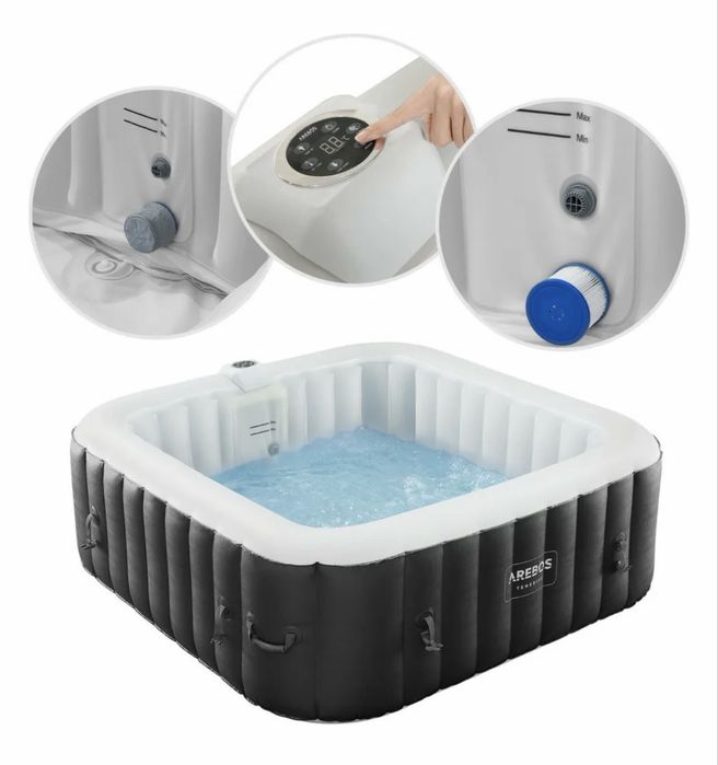 Jacuzzi ogrodowe 6 osobowe Arebos