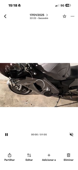 Mota CBR 1100 XX ( acidentada )