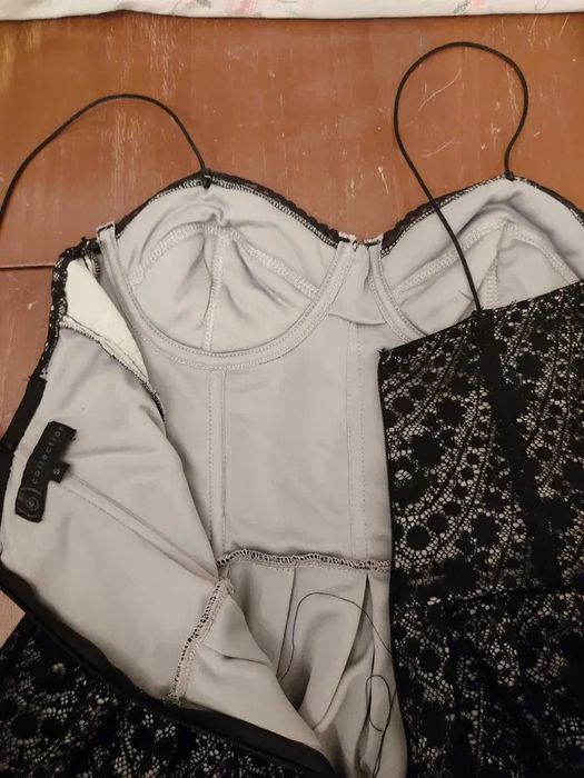 Vestido Preto Stradivarius S