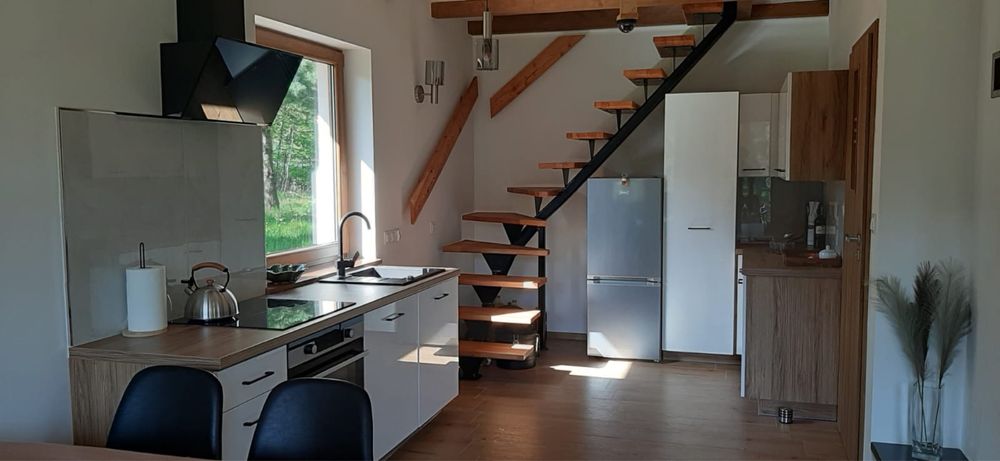 Domek nad jeziorem na Kaszubach