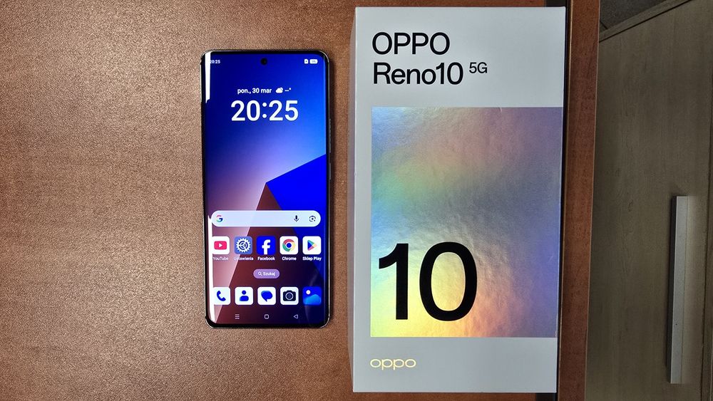 Oppo Reno 10 5G Dual Sim 256GB/8GB RAM niebieski, stan bdb