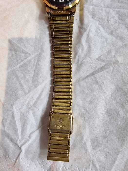 Relógio Timex Vista Masculino Vintage – Original | Dourado | Funcionan