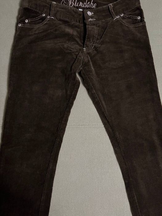 Джинсы велюровые