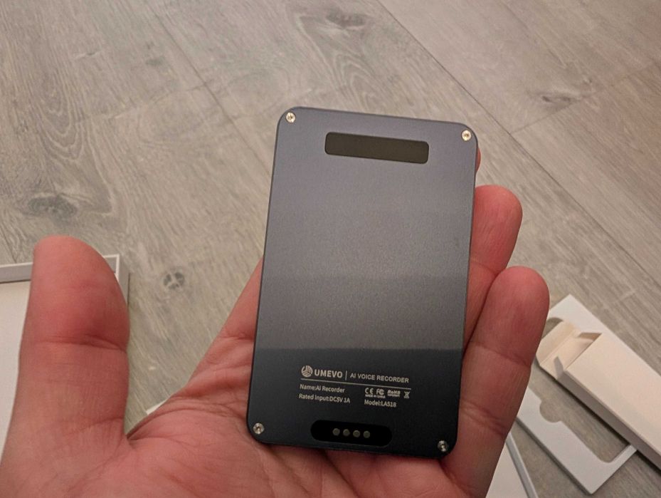 Gravador Voz AI - UMEVO Note Plus