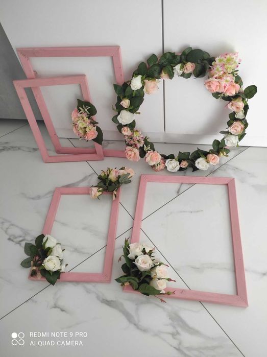 Рамки для декора. Рамки для украшения стен. Шар из роз.