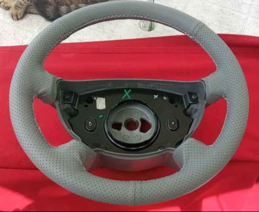 Volante estofado grosso  Mercedes-Benz E W211