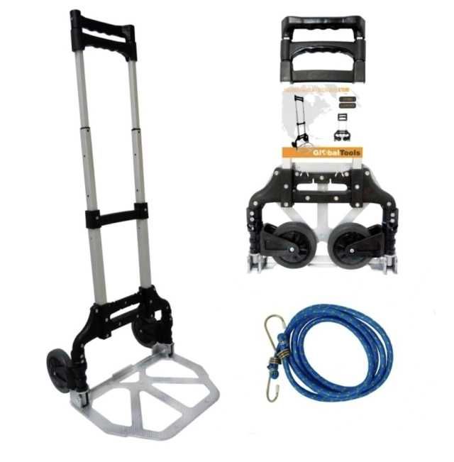 Carrinho Dobrável para Carga em Alumínio Globalmix GT080, Novo