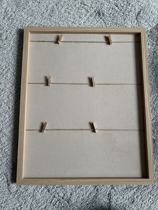 duża ramka do przywieszania zdjęć drewniana