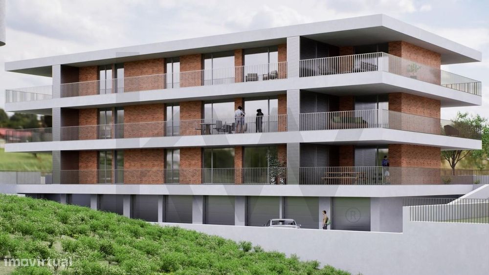 Obra Nova - Apartamento T2 C/ Garagem Dupla + Jardim Privativo