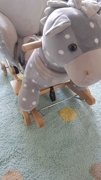 Konik jezdzik pluszowy Kinderkraft