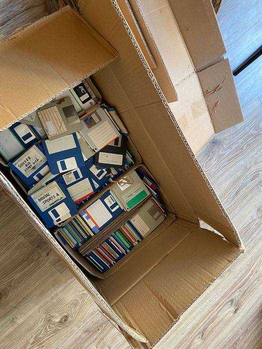 Amiga , 500 dyskietek z grami