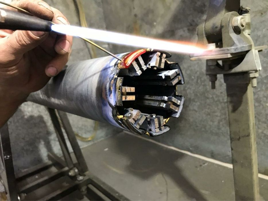 Реставрація алмазних коронок. ЯКІСНА пайка алмазних сегментів, ремонт