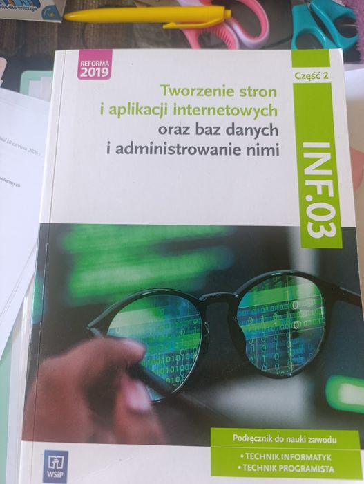 INF.03 Część 2 Tworzenie stron i aplikacji internetowych