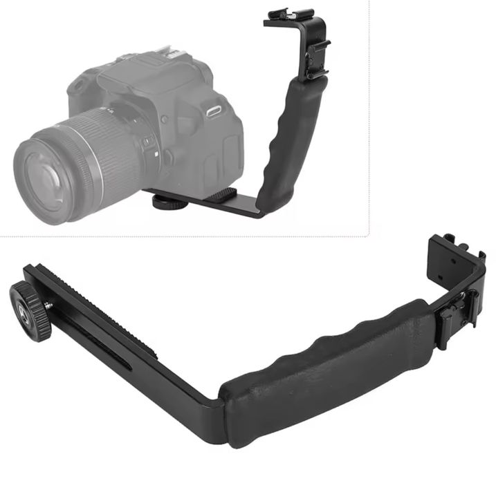 suporte para câmera ou telemóvel com sapatas 1/4 polegada parafuso