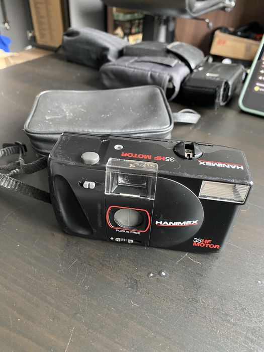Aparat analogowy HANIMEX 35HF MOTOR z pudełkiem