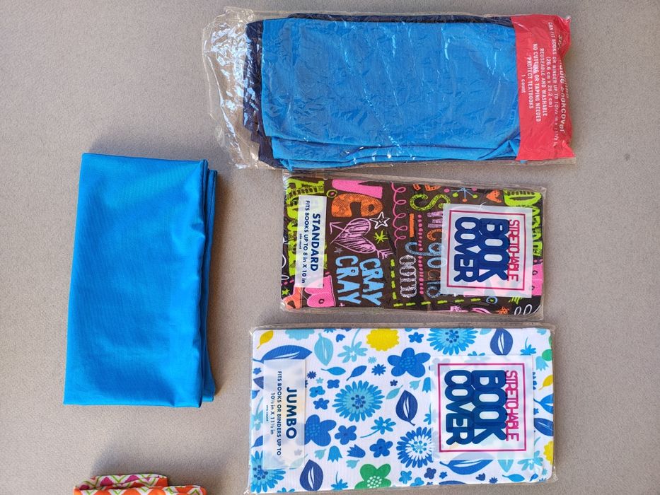 Otulacz materiałowa okładka book cover Jumbo Stretchable na książkę