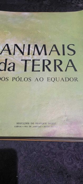 Livro "Animais da Terra" - Selecções do Reader's Digest (1974)