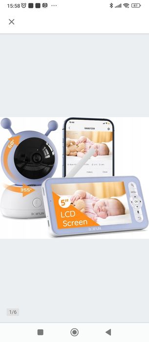 Boifun 2 S monitor kamera niania elektroniczna