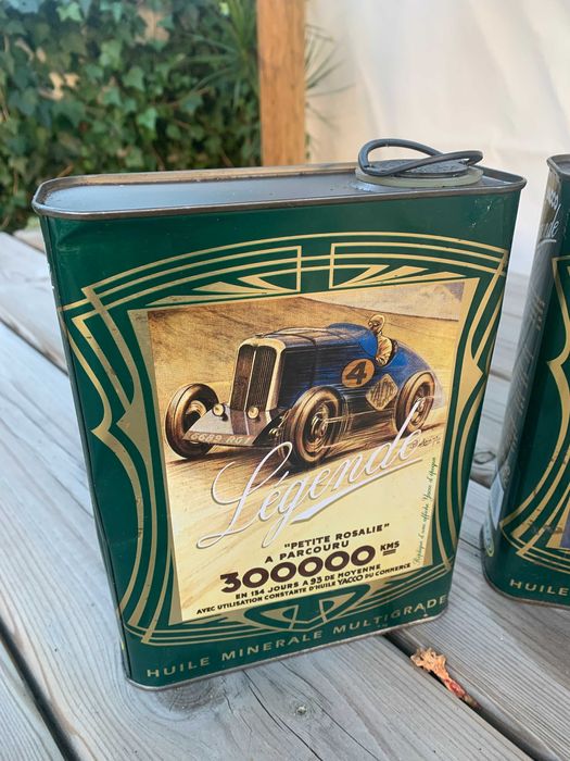 latas oleo vintage