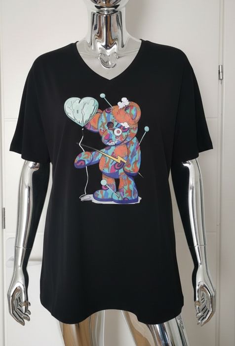 Zentex fantastyczny tshirt super jakość bawełna  oversize 48 50 52