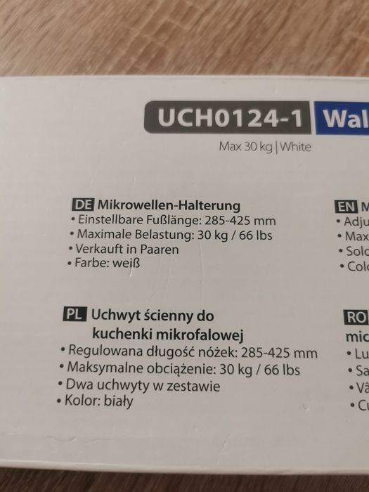 Uchwyt ścienny do kuchenki mikrofalowej Cabletech