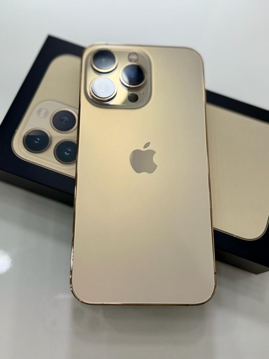 iPhone 13 Pro - dourado - semi novo