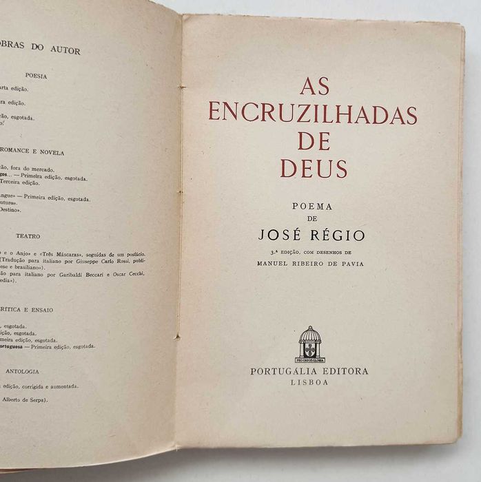 1956, José Régio, As Encruzilhadas de Deus.