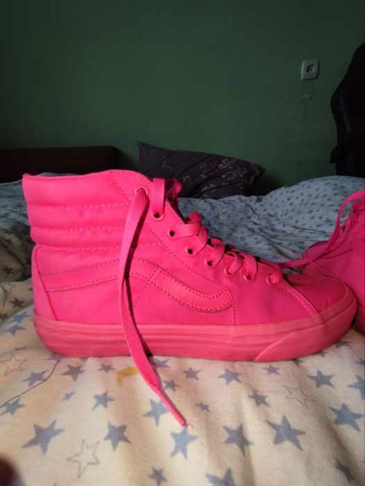 кеды ванс розовые