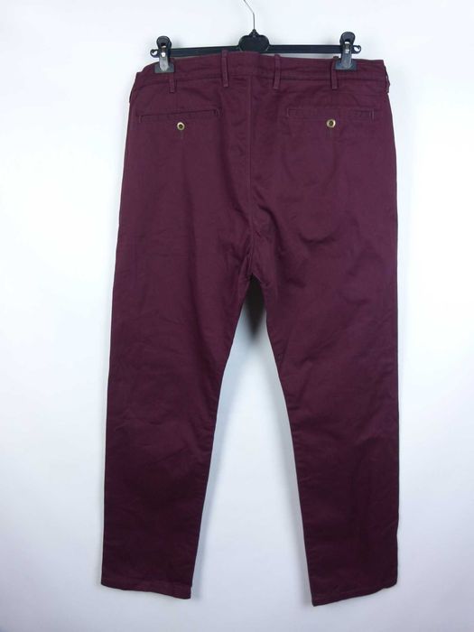 Levi`s męskie bawełniane spodnie burgund - W40 / L32