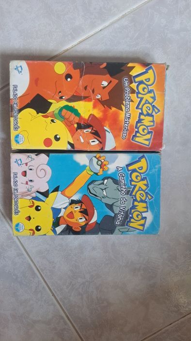VHS Pokémon e Dragon Ball