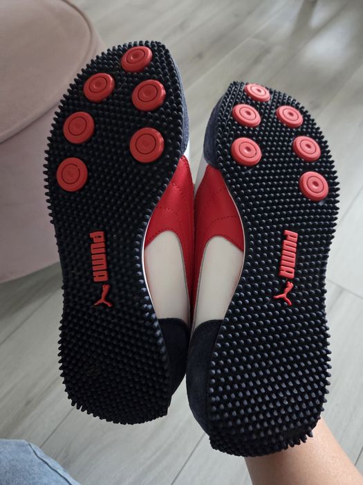 Buty puma granatowo- białe