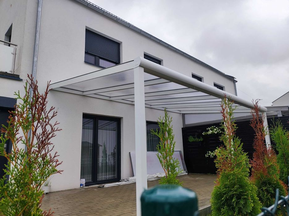 Zadaszenie tarasu z poliwęglanu, pergola, ogród zimowy 7,06x4,0