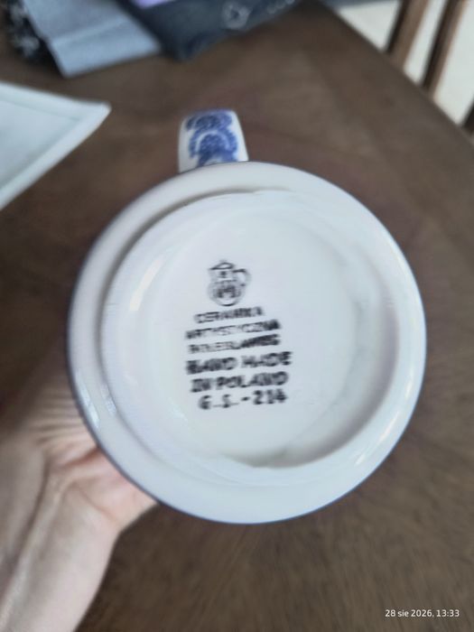 Kubek nowy Bolesławiec unikat