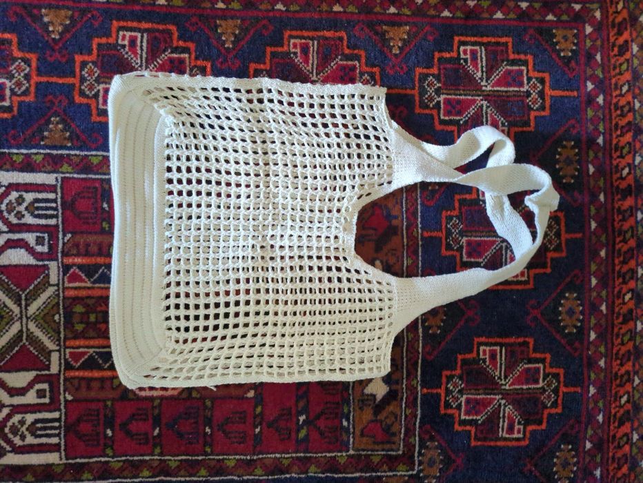 Saco de crochet de praia