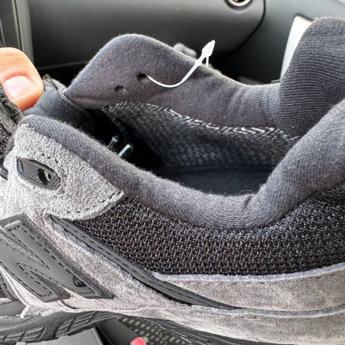 Чоловічі термо кросівки нюбеланс чорні і сірі New balance 1906 Cordura