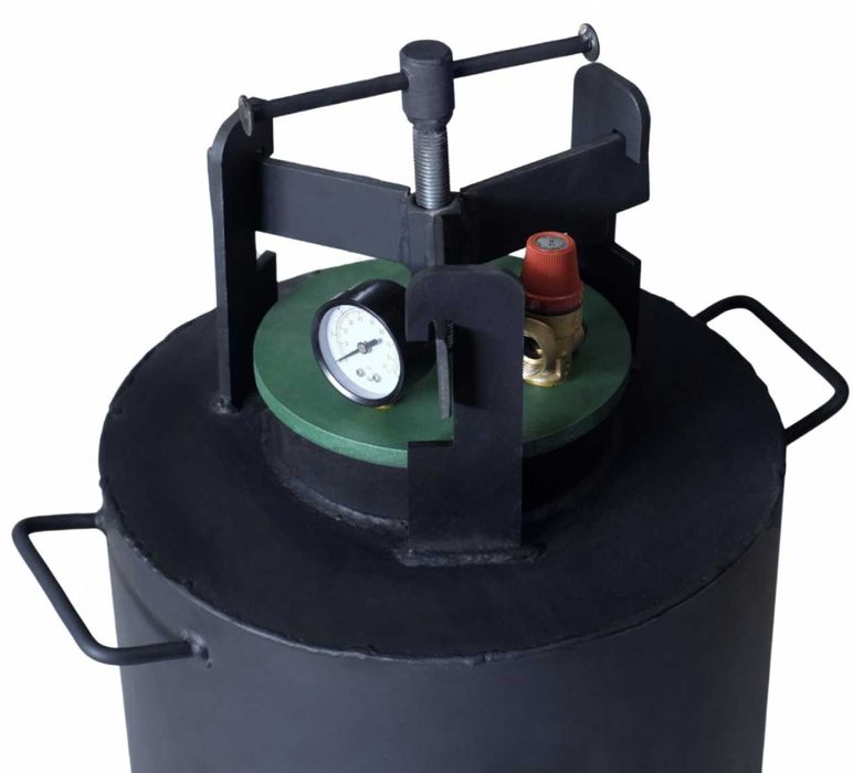 Новий газовий автоклав з гвинтовою фіксацією на 16 банок фірми УТЕХО!