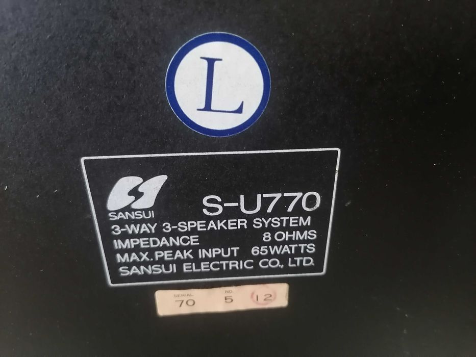 Sansui S-U770 raro em estado irrepreensível