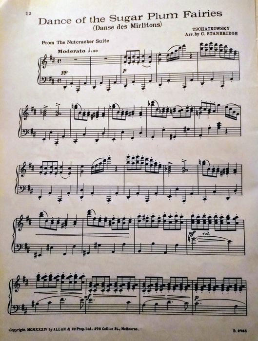 Nuty na fortepian. Ballet Album