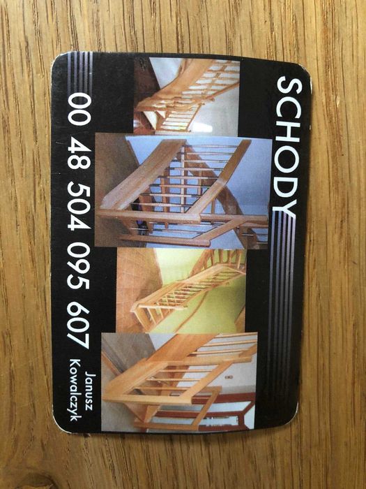 Usługi stolarskie, Schody drewniane