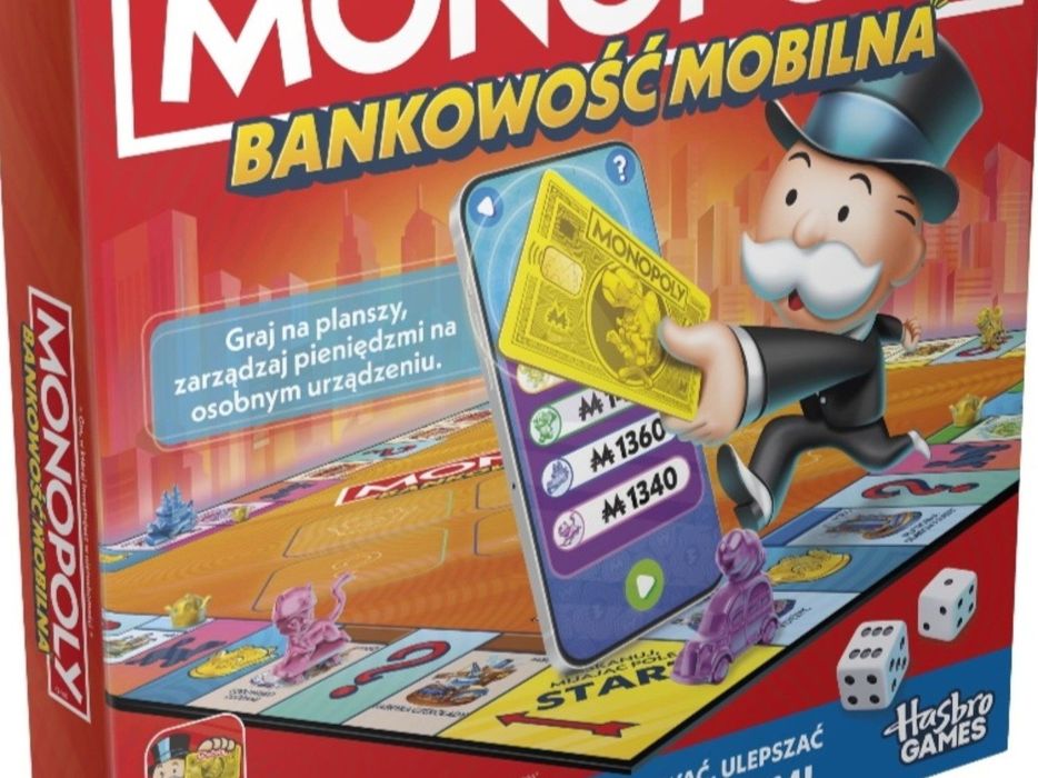 Gra planszowa monopoly  bankowość mobilna