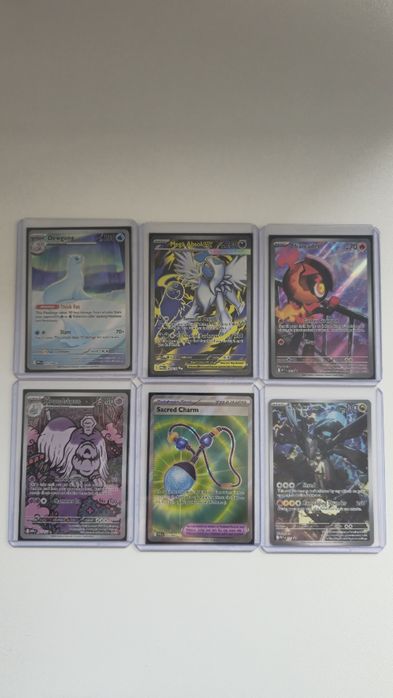 Conjunto de cartas pokémon