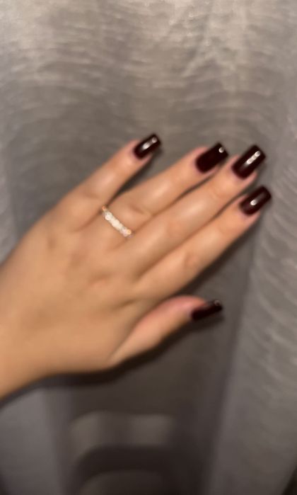 Срібна каблучка доріжка з фіанітами